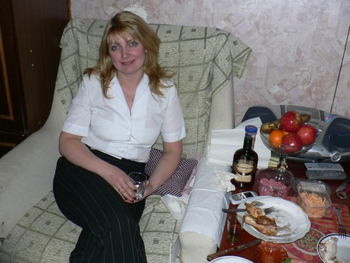 Зрелая русская блондинка...